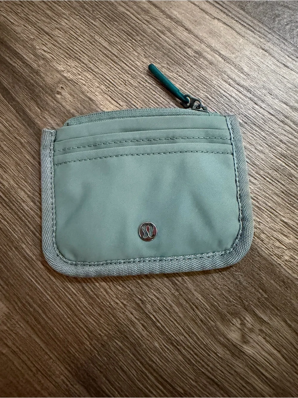 Lululemon Athletica Sage Green Card Holder